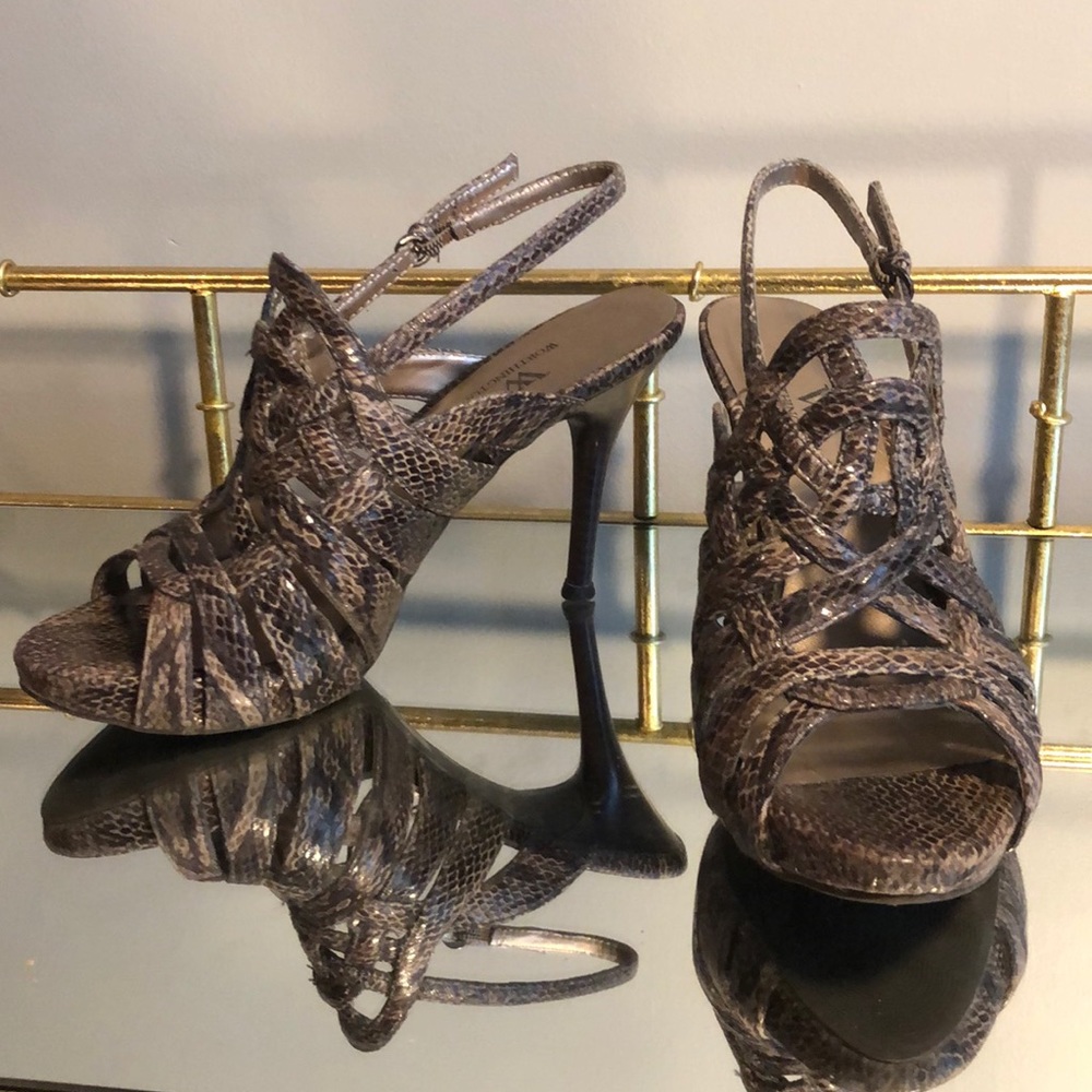 Snakeskin heels